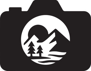 Nature's Lens: Captivating the beauty of the mountain and nature scenery. A picturesque scene within a camera lens, inviting viewers to see the world through a lens of wonder.