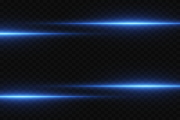 Glowing neon light lines. Vector illustration