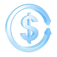 Obraz premium Money icon. Dollar money sign in circle. Payment, finance concept 