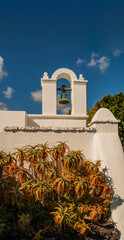 Lanzarote, Canary Islands, Spain: view of Fundacion Cesar Manrique (Cesar Manrique Foundation) the distinctive home that the Lanzarote born artist had in Tahiche and which he shaped after 