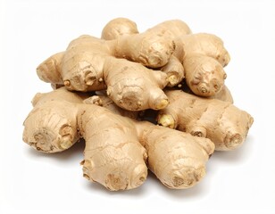 Fototapeta premium Fresh Ginger Root Pile