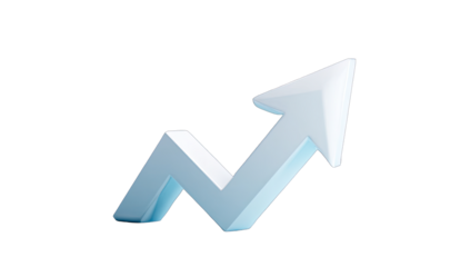 Light-blue upward-trending graphic