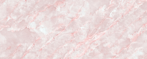 Soft pink-colored natural marble background, polished onyx marble tiles for ceramic walls and floors, and a creative curly vein pattern.
