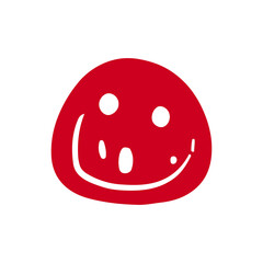 vector illustration of an easter egg doodle