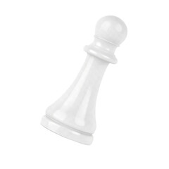 Bowling concept. White Bowling pin isolated on white
