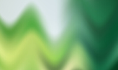 Abstract blurry green and white gradient background