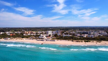Baia Verde - Apulia, Italy - Panoramic view from the sea