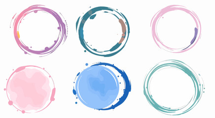 Set of colorful easter eggs