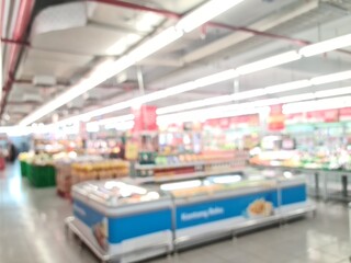 defocused of minimarket