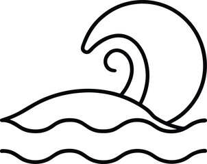 vector illustration of a black and white