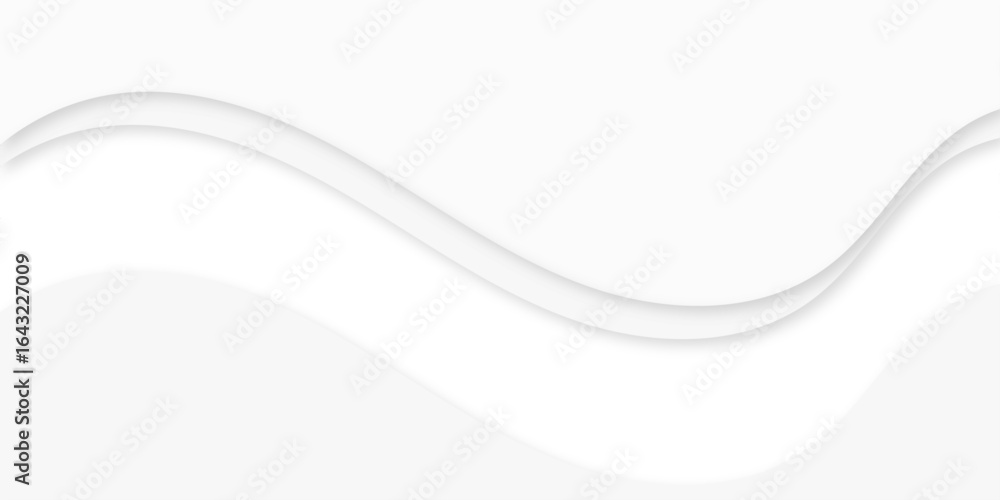 Aufkleber a minimalist abstract background featuring a flowing, wavelike pattern of layered shapes in soft bei