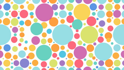seamless pattern with colorful balloons