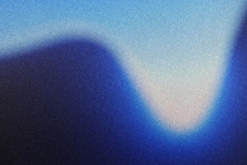 Blue grainy gradient background, abstract blue grain noisy gradient background and wallpaper