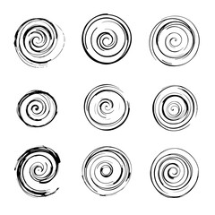 seamless pattern with spirals