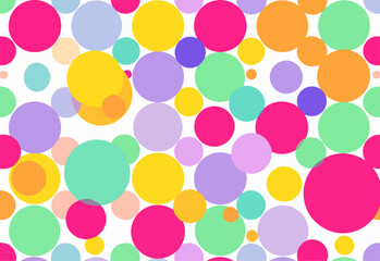 seamless background with colorful balloons