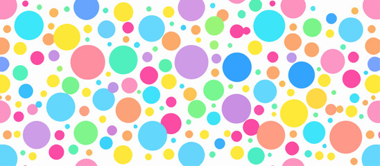 Easter eggs seamless pattern, colorful balloons seamless pattern