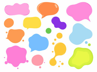 colorful speech bubbles