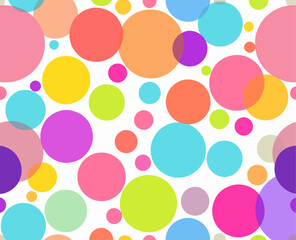 Obraz premium Seamless pattern with circles
