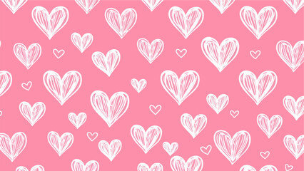 seamless pattern with hearts