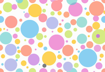 Seamless pattern with easter eggs