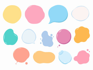 set of colorful easter eggs