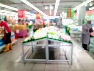 defocused of minimarket
