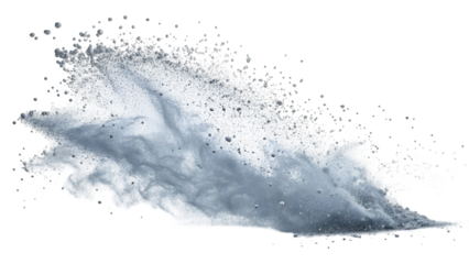 PNG of bronze and copper metallic powder burst, high detail with visible tiny shimmering particles, frozen in dynamic explosion, isolated on a clean white background.