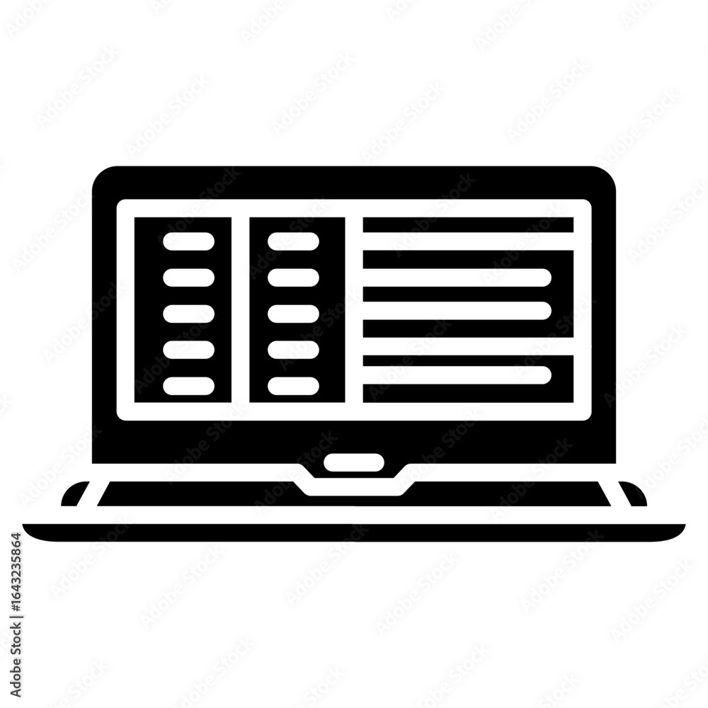 Poster big data icon vector image. can be used for coding and development.
