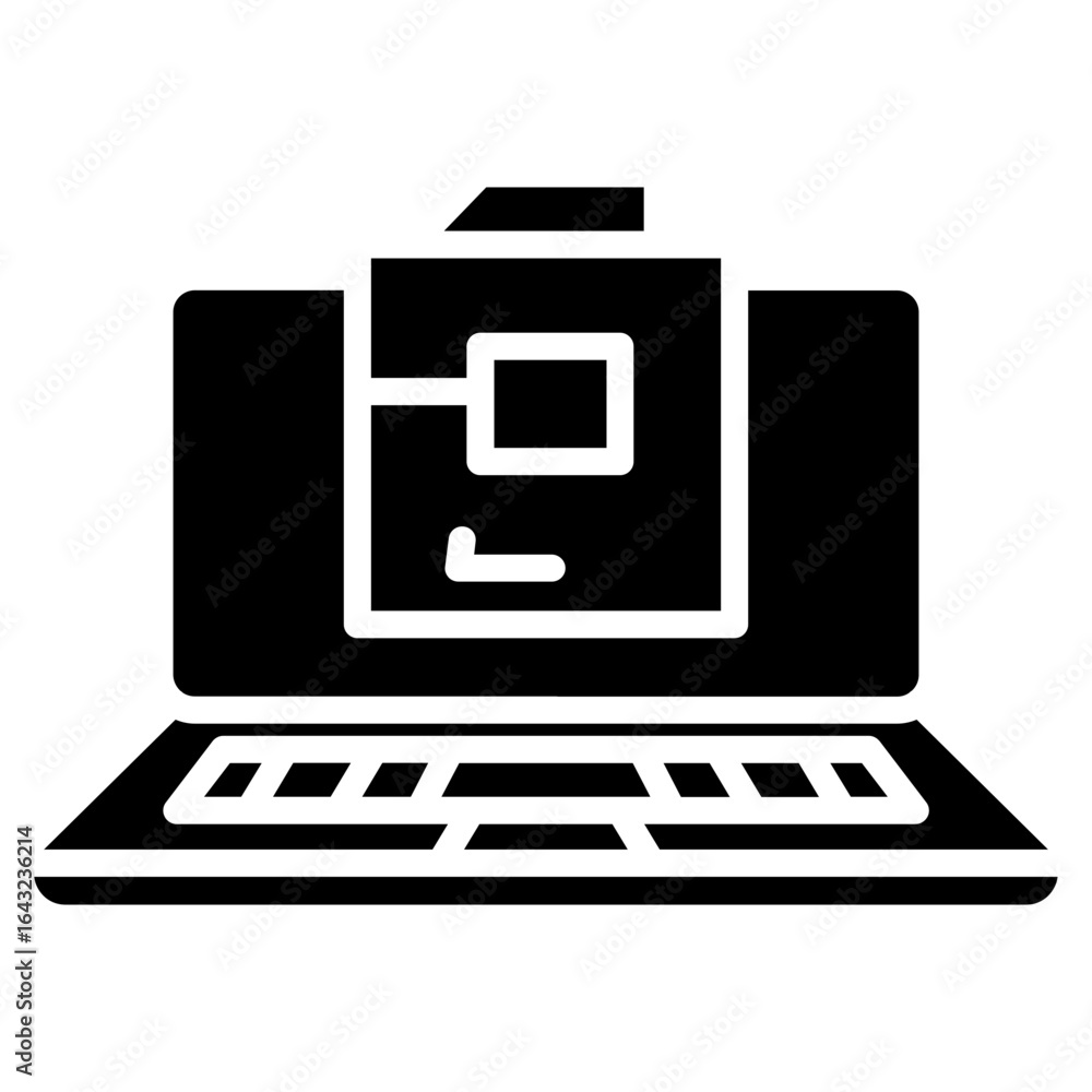 Poster online file transfer icon vector image. can be used for coding and development.