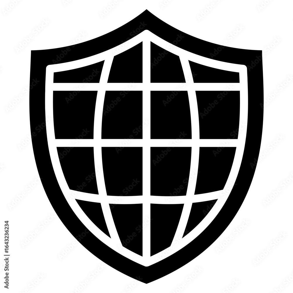 Poster Security System icon vector image. Can be used for Coding and Development.