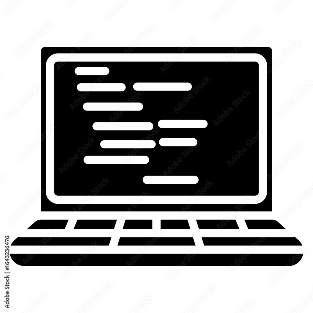 Poster php coding icon vector image. can be used for coding and development.