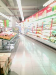 defocused of minimarket