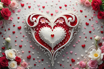 Large selection of invitation hearts, backgrounds, designs, noise, grain	
