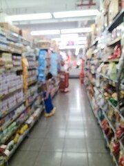 defocused of minimarket