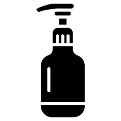 Fototapeta premium Hand Gel icon vector image. Can be used for Spa.