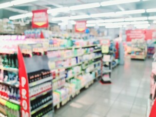 defocused of minimarket