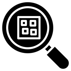 Barcode Search icon vector image. Can be used for Shopping and Ecommerce.