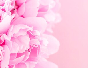 Naklejka premium Close-up pink peonies (2)