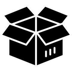 Cardboard icon vector image. Can be used for Shopping and Ecommerce.