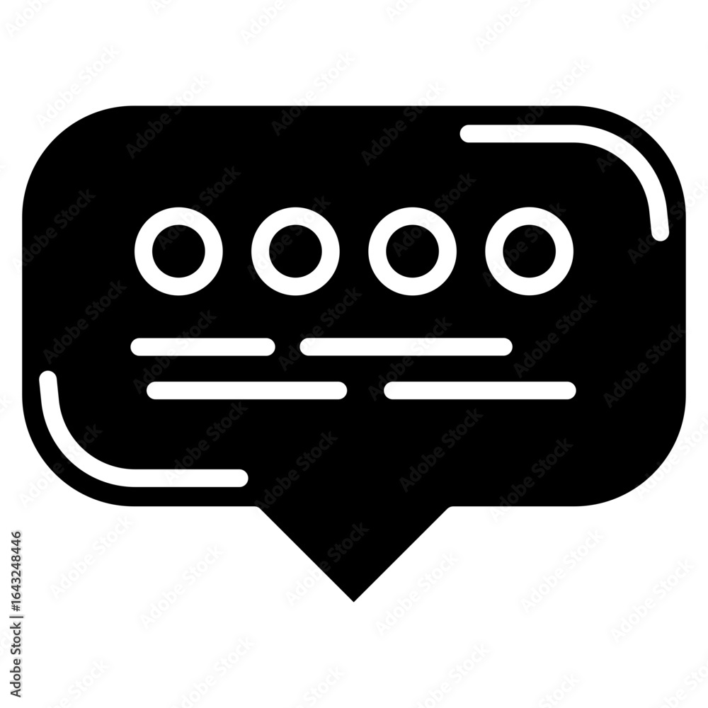 Wall mural comment icon vector image. can be used for seo and web.