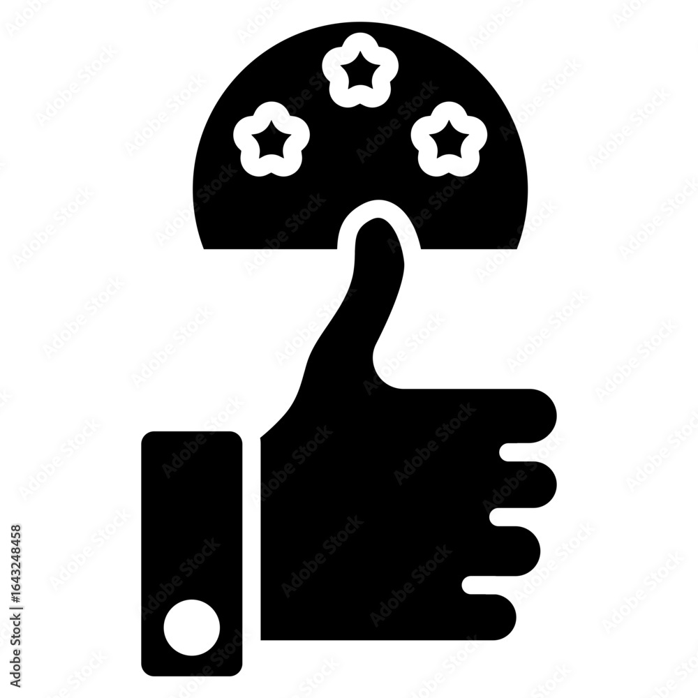Wall mural feedback icon vector image. can be used for seo and web.