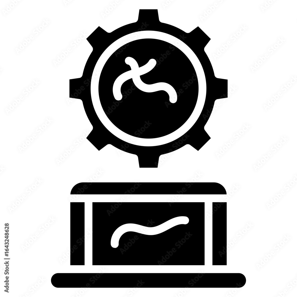 Poster web settings icon vector image. can be used for seo and web.