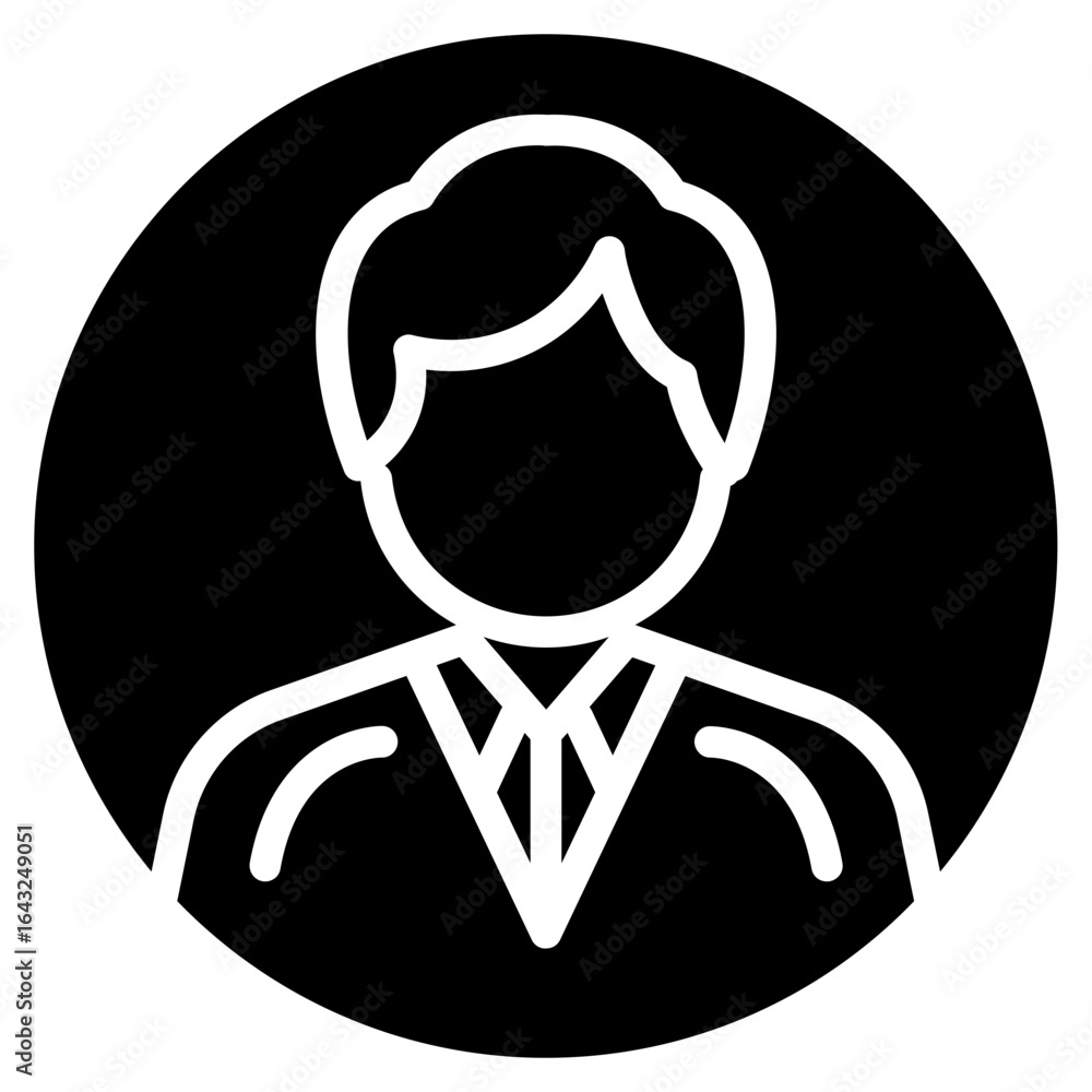 Aufkleber user connection icon vector image. can be used for project management.