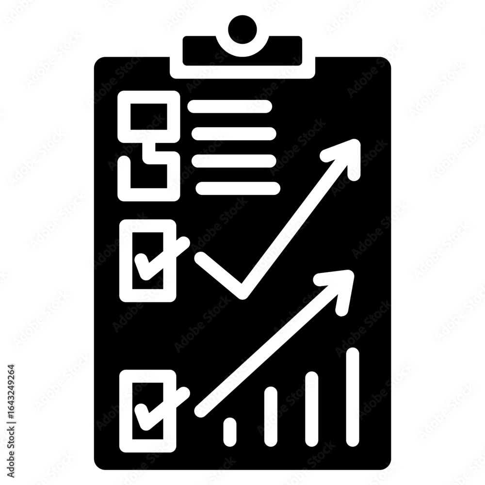 Poster scrum tasks icon vector image. can be used for project management.