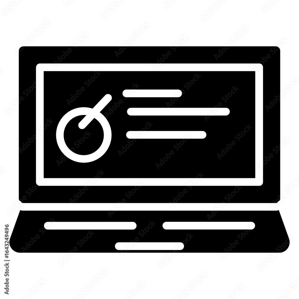 Poster project requirements icon vector image. can be used for project management.