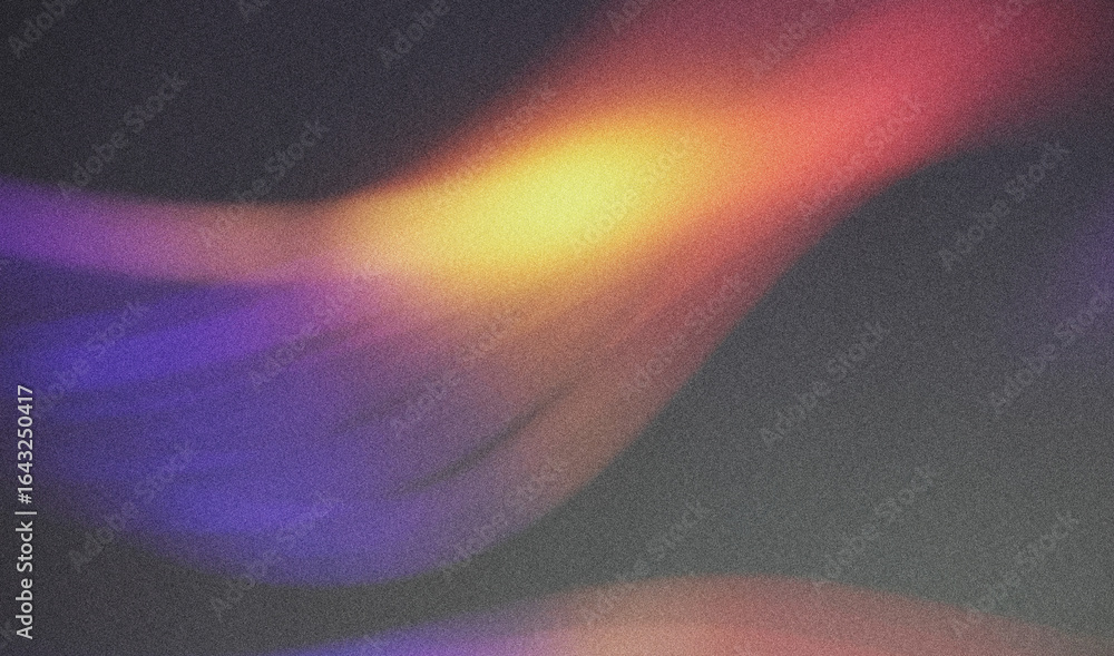 Poster colorful gradient background with grainy noise texture. modern and futuristic design with smooth flu