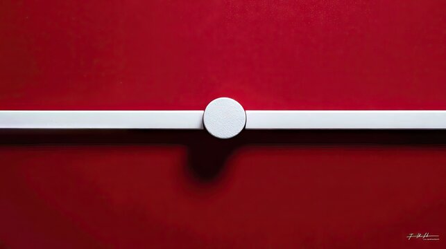 Abstract geometric design with a contrasting color scheme.