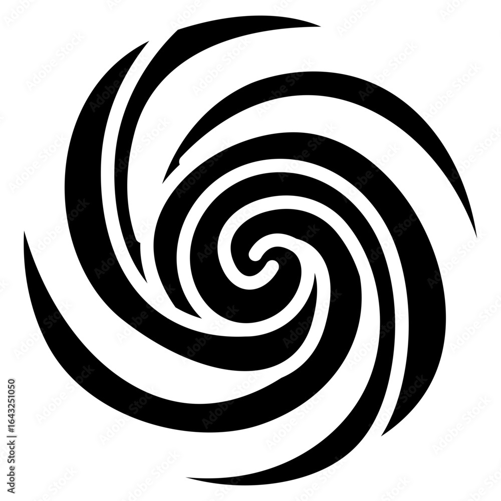 Poster vortex icon vector image. can be used for science fiction.