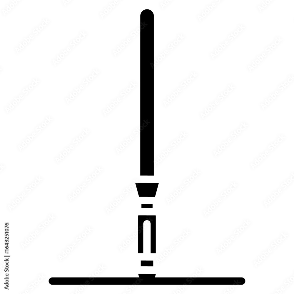 Poster light saber icon vector image. can be used for science fiction.