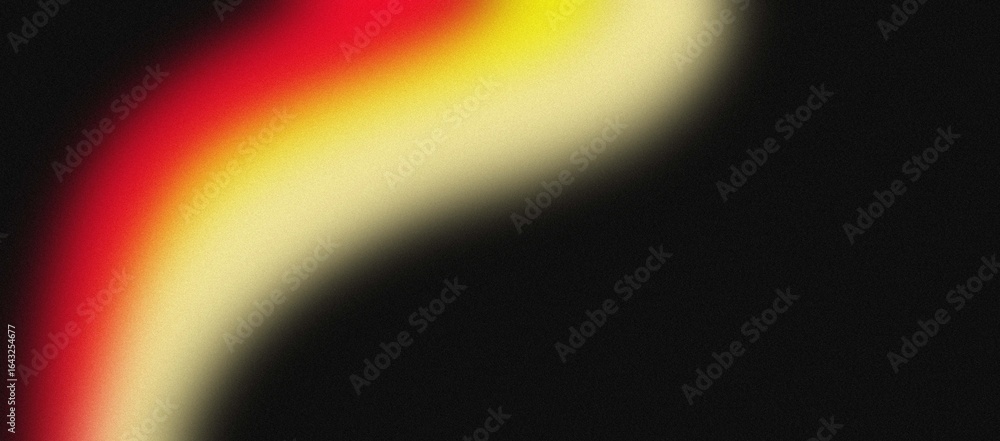 Poster abstract blurred background with a smooth gradient of red, orange, and yellow colors, creating a dyn